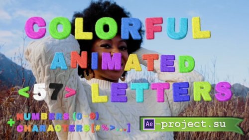Videohive - Colorful Animated Letters - 59110057 - Premiere Pro Templates