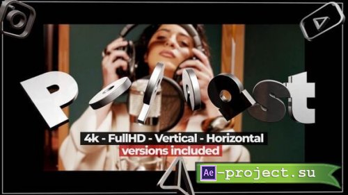 Videohive - Podcast Opener - 59144727 - Project for After Effects