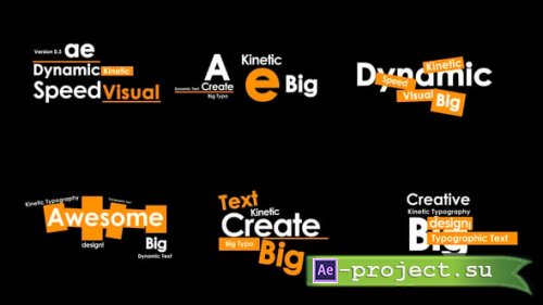 Videohive - Kinetic Text Ver 4 - 59158860 - Project for After Effects