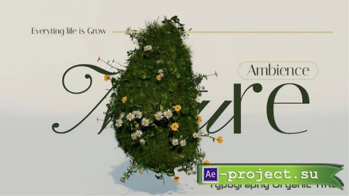 Videohive - Typography Organic Title - 59142490 - Project for After Effects