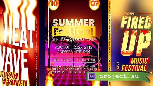 MA Hot Summer Heatwave Stories 3703038 - Project for After Effects