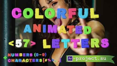Videohive - Colorful Animated Letters - 58985437 - DaVinci Resolve Templates