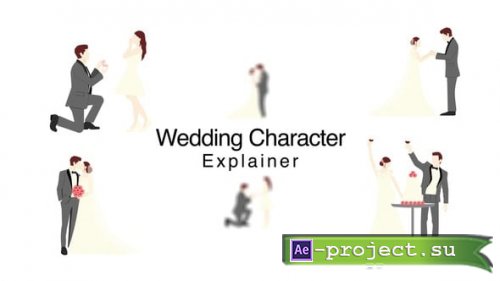 Videohive - Wedding Character Explainer - 59175743 - Project for After Effects