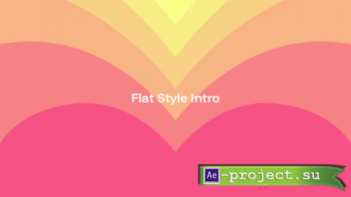 Videohive - Flat Style Intro - 59189981 - Project for After Effects