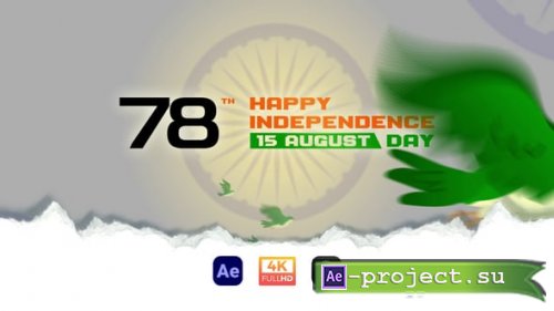 Videohive - India Independence Day Opener  15 August AE Intro - 59178371 - Project for After Effects