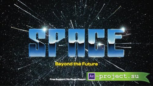 Videohive - Retro Chrome Text Effect - 59199109 - Project for After Effects