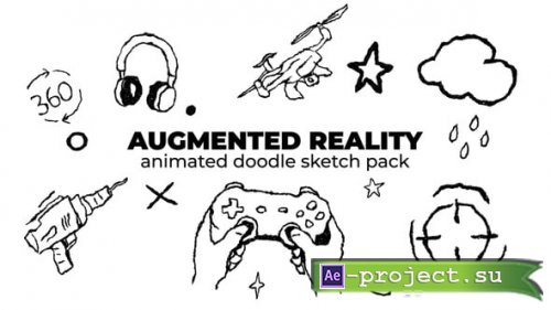 Videohive - Augmented Reality - Animated Doodle Sketch Pack - 59209305 - Project for After Effects