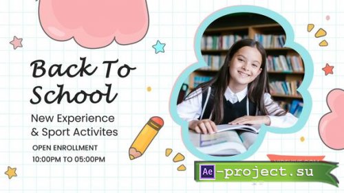 Videohive - Back To School Slideshow - 59229419 - Project for After Effects