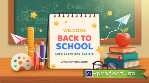 Videohive - Back to School Intro - 59226610 - Project for After Effects