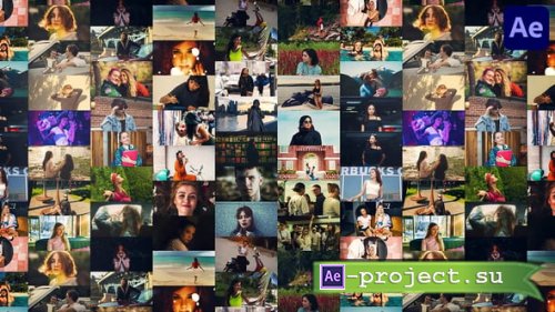 Videohive - Mosaic Opener | Logo Reveal - 59238373 - Project for After Effects