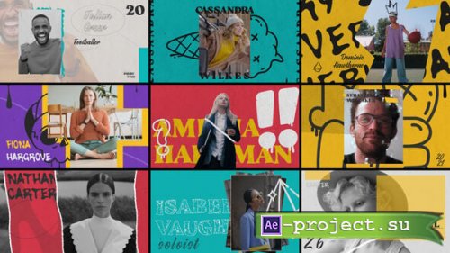 Videohive - Bold Doodle Freeze Frame - 59239540 - Project for After Effects