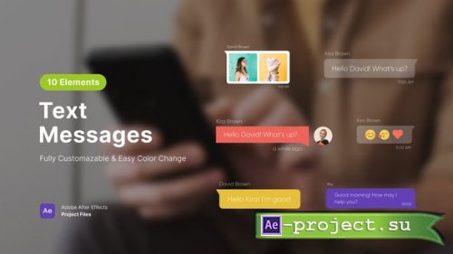 Videohive - Text Messages - 59252147 - Project for After Effects