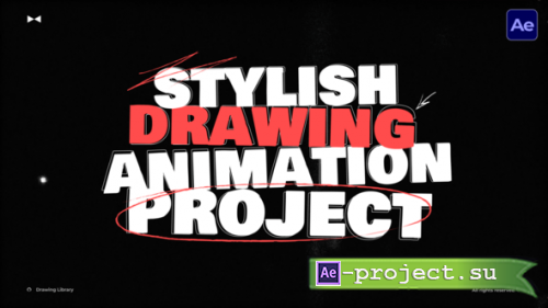Videohive - Drawing Kinetic Titles  AE - 59253162 - Project for After Effects