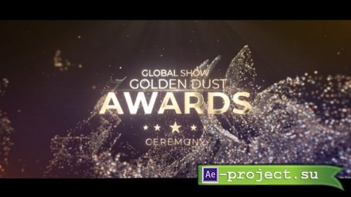 Videohive - Golden Dust Awards | Luxury Ceremony Celebration Opener - 59018464 - Project for After Effects