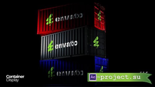 Videohive - Cargo Container Display Mockup - 59279307 - Project for After Effects