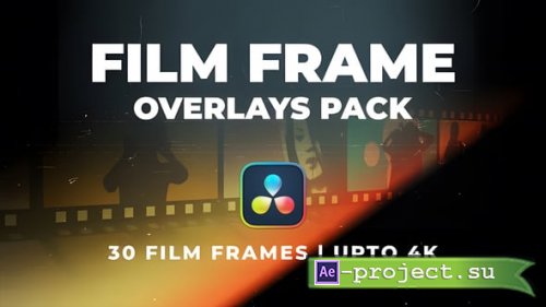 Videohive - Film Frame Overlays Pack - 59133689 - DaVinci Resolve Templates