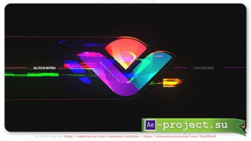 Videohive - Glitch Abberation - Logo Intro - 59290347 - Project for After Effects