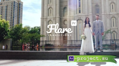 Videohive - Flare transitions for Premiere Pro - 59277967