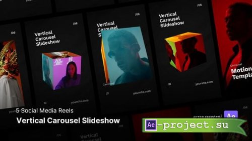 Videohive - Reels - Vertical Carousel Slideshow Effect After Effects Project Files - 59157330 - Project for After Effects