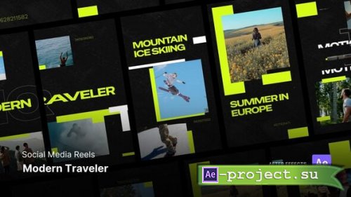 Videohive - Reels - Modern Traveler Effect After Effects Project Files - 59248307 - Project for After Effects