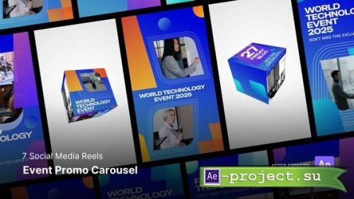 Videohive - Reels - Event Promo Carousel After Effects Template - 59242975 - Project for After Effects