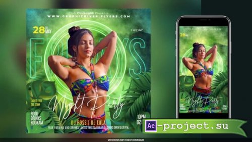 Videohive - Night Club Flyer Stories v17 - 59172086 - Project for After Effects