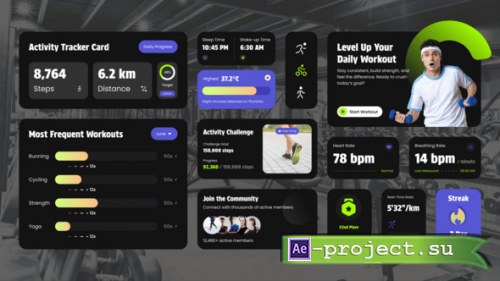 Videohive - Sport Widget - 59277441 - Project for After Effects