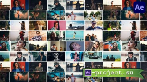 Videohive - Mosaic Logo Opener - 59313116 - Project for After Effects