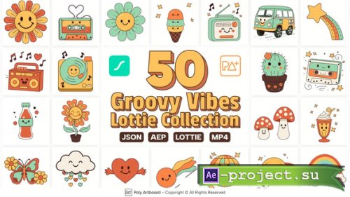 Videohive - Groovy Vibes Collection For After Effects - 59313452 - Project for After Effects