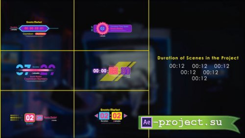 Videohive - Digital Countdown Numbers & Timer Toolkit - 59288629 - Project for After Effects