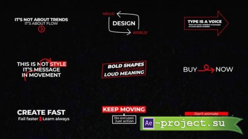 Videohive - Kinetic Text Animation | After Effects - 59313570 - Project for After Effects