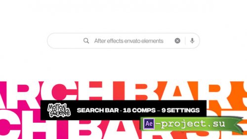 Videohive - Search Bar - 59319987 - Project for After Effects