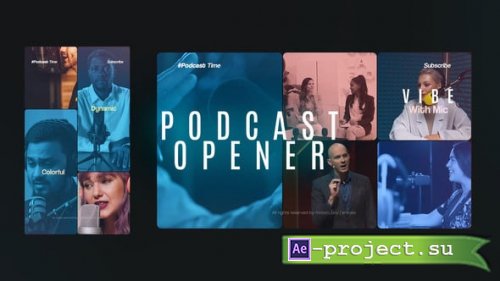 Videohive - Podcast Opener - 59321887 - Project for After Effects