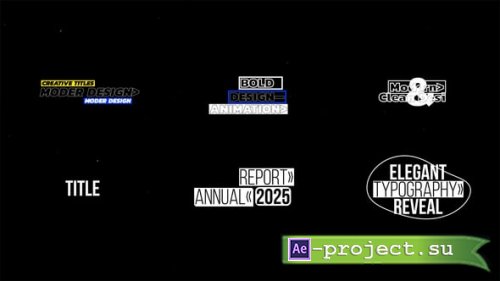 Videohive - Creative Titles | AE - 59327648 - Project for After Effects