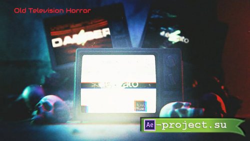 Videohive - Old Television Horror Opener - 59332865 - Project for After Effects