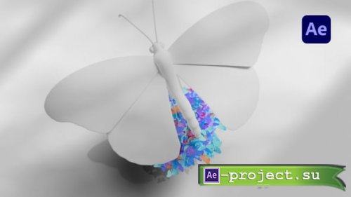 Videohive - Butterfly Awakening Logo Reveal - 59329720 - Project for After Effects