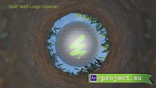 Videohive - Golf Ball Logo Opener - 59332608 - Project for After Effects