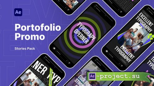 Videohive - Typography Intro Stories Pack - 59340292 - Project for After Effects