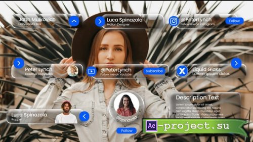 Videohive - Liquid Glass Lower Thirds - 59341279 - Project for After Effects