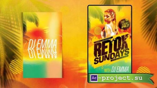 Videohive - Animated Tropical Club Flyer Template - 59318841 - Project for After Effects