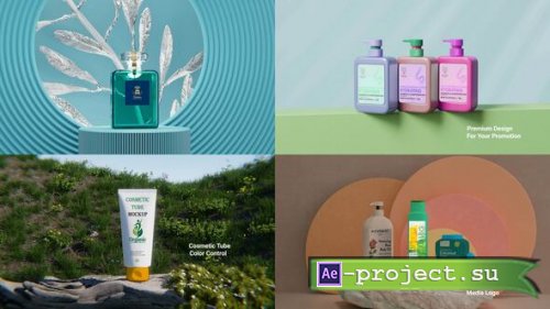 Videohive - Cosmetics Cream Shampoo and Soap Mockups - 59361667 - Project for After Effects