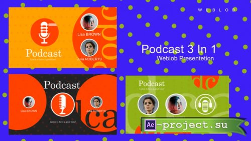 Videohive - Modern Podcast Intro Pack - 59342638 - Project for After Effects