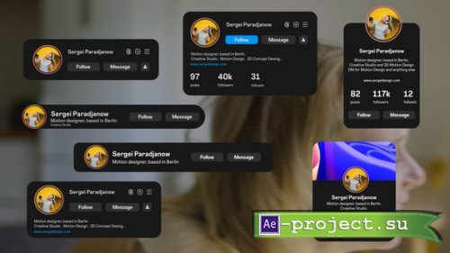 Videohive - Instagram Ui Pack - 59380531 - Project for After Effects