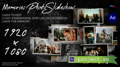 Videohive - Memories PhotoSlideshow - 59207167 - Project for After Effects