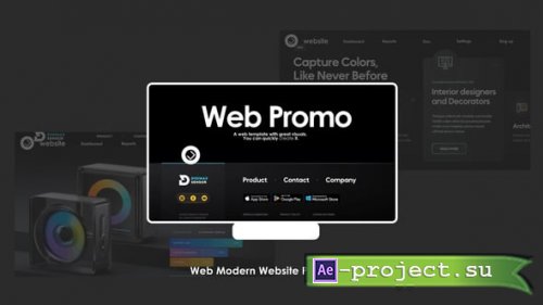 Videohive - Web Promo Video 2 Modern Website Promotion - 59387626 - Project for After Effects