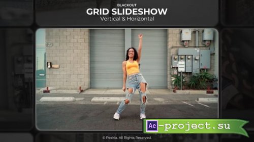 Videohive - Grid Blackout Slideshow - 59340278 - Premiere Pro Templates