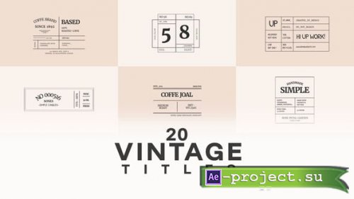 Videohive - Soft Grid Title Pack - 59394860 - Project for After Effects