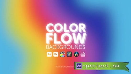 Videohive - Color Flow Backgrounds - 59414213 - Project for After Effects