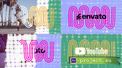 Videohive - Snake Line Logo Transitions - 59376222 - Project for After Effects