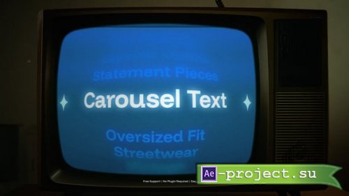Videohive - Text Carousel - 59389936 - Project for After Effects